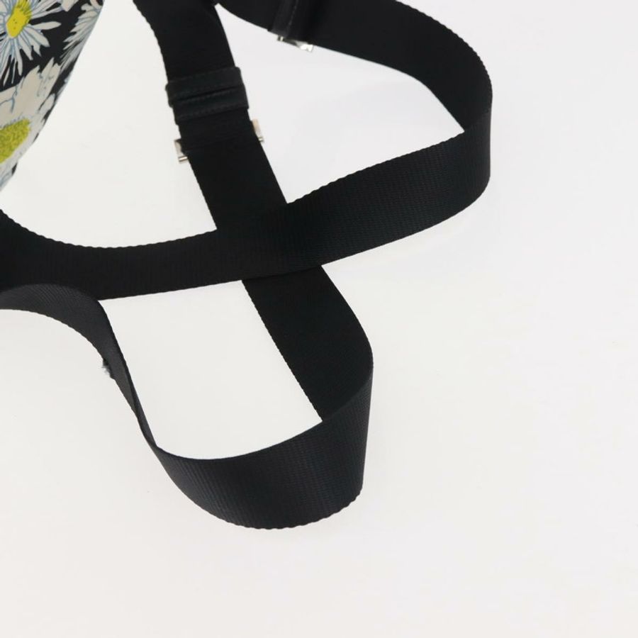 【日本直送】PRADA 雙肩包 尼龍 黑色 銀色 正品 am9106-8