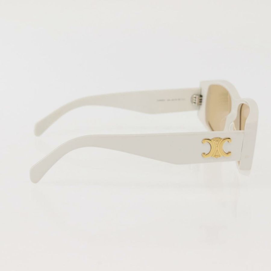 【日本直送】CELINE Triomphe 太陽眼鏡 塑膠 白色 CL40227U 正品 146039-5
