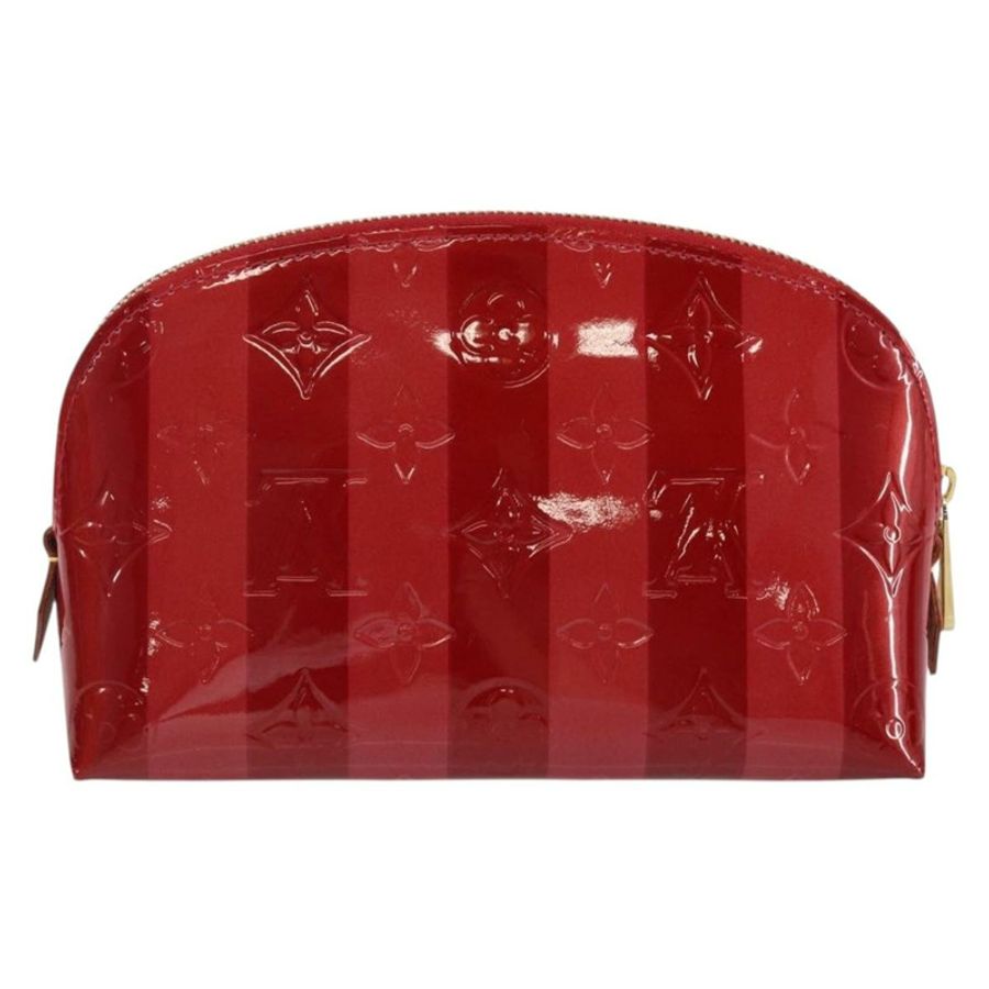 【日本直送】路易威登 Vernis Rayure Pochette 化妝品 Pomme D'amour M91721 正品 144780-1