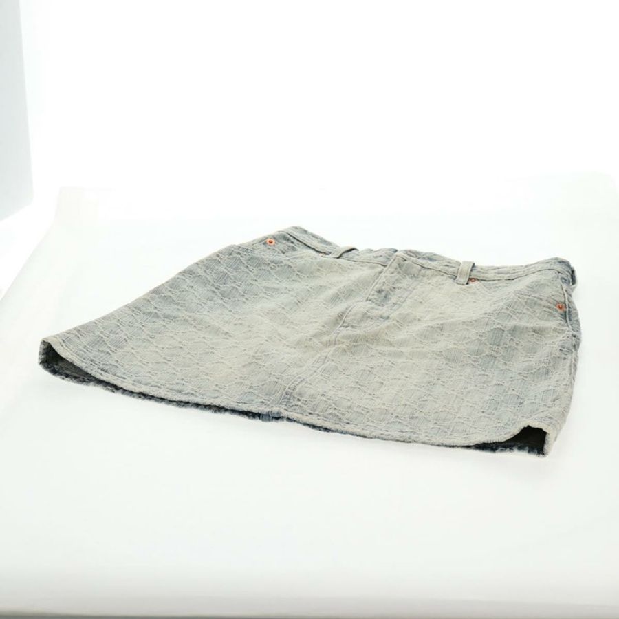 【日本直送】GUCCI GG提花牛仔半身裙 淺藍色 678789 正品號 144315-4