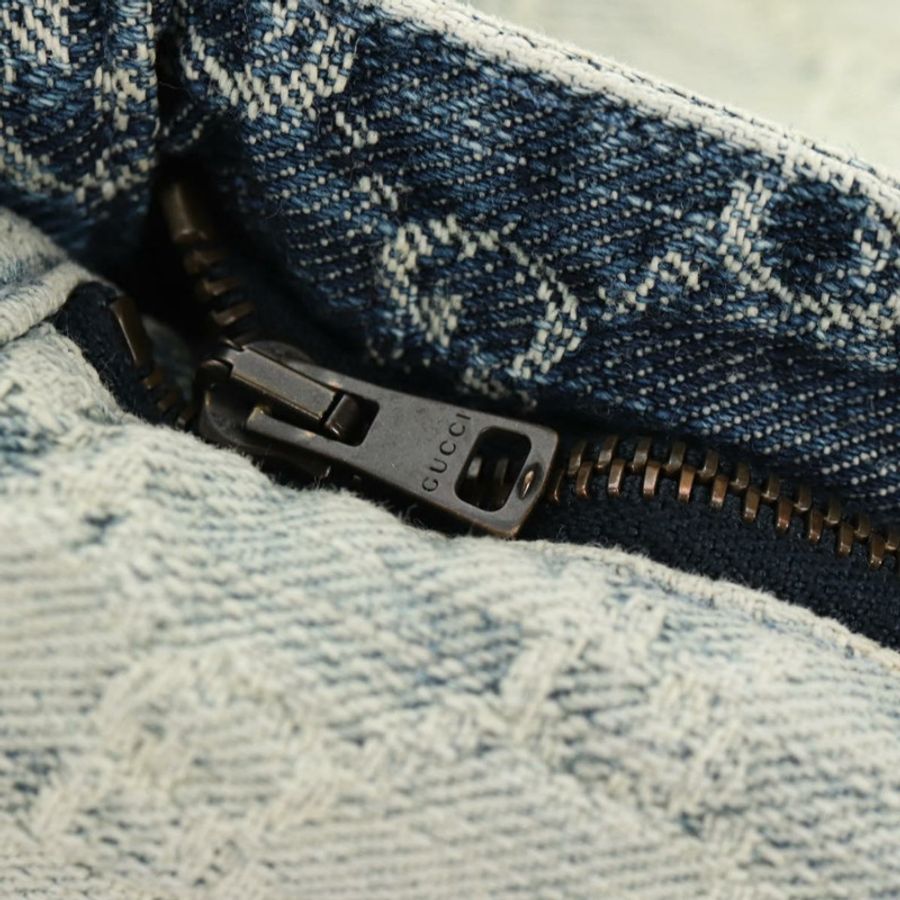 【日本直送】GUCCI GG提花牛仔半身裙 淺藍色 678789 正品號 144315-8