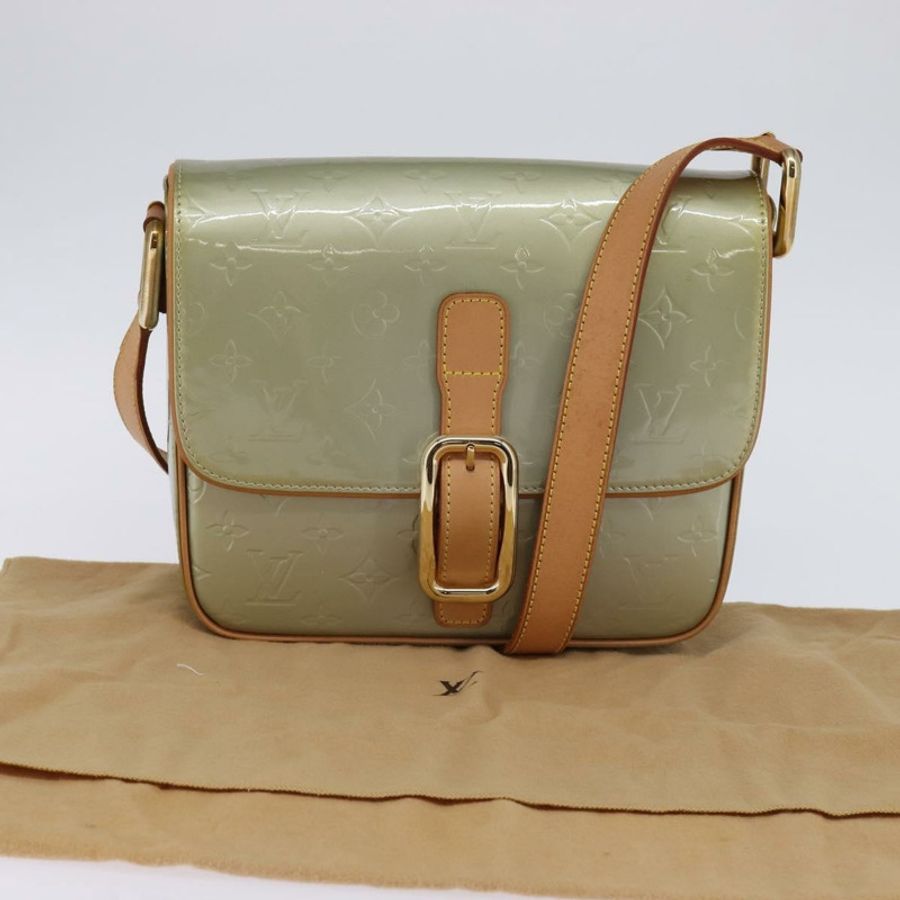 【日本直送】路易威登 Monogram Vernis Christie GM 單背包 灰色 M91148 正品 gh929-11