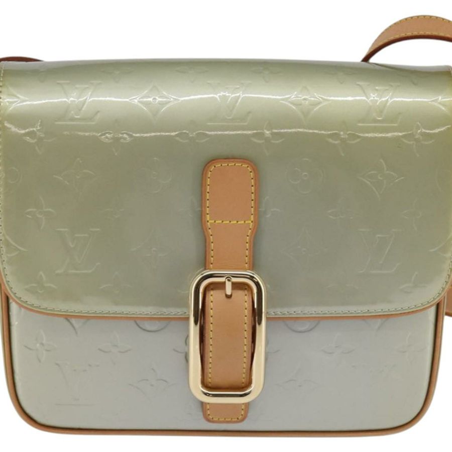 【日本直送】路易威登 Monogram Vernis Christie GM 單背包 灰色 M91148 正品 gh929-12
