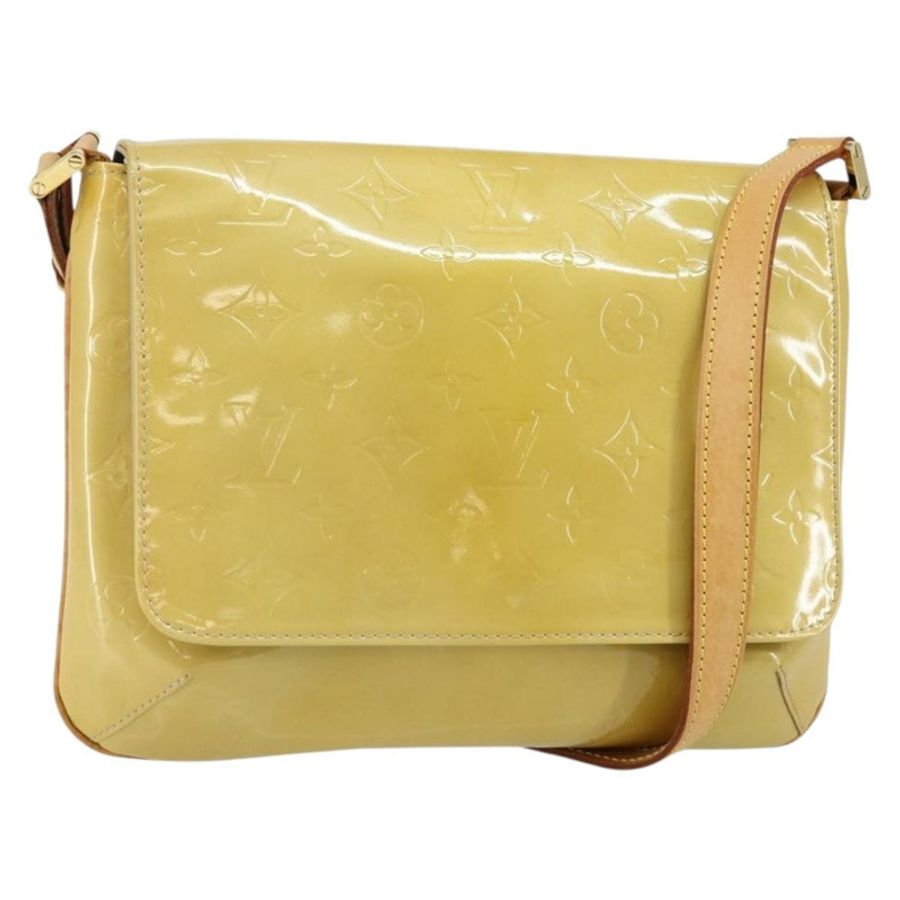 【日本直送】路易威登 Monogram Vernis Thompson Street 手袋 米色 M91301 LV 正品 gh928-0