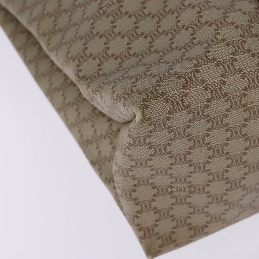 【日本直送】CELINE Macadam帆布肩背包 PVC 米色 金色 正品 144633-8
