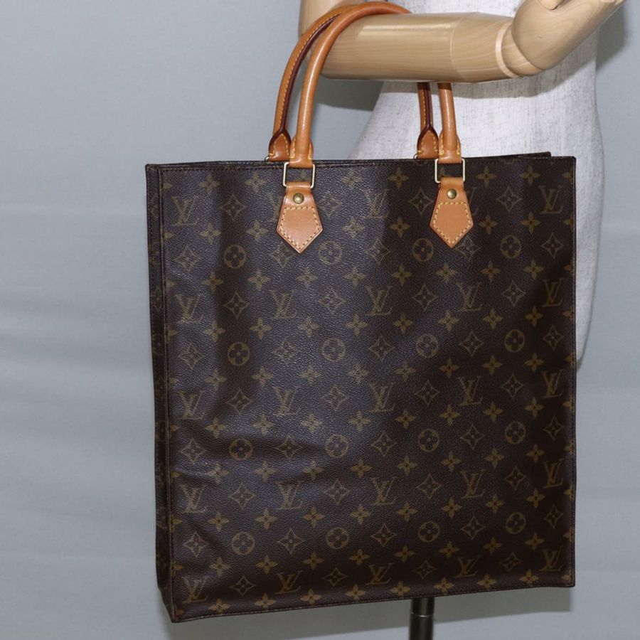 【日本直送】路易威登 Monogram Sac Plat 手提包 M51140 LV 正品 144636-18