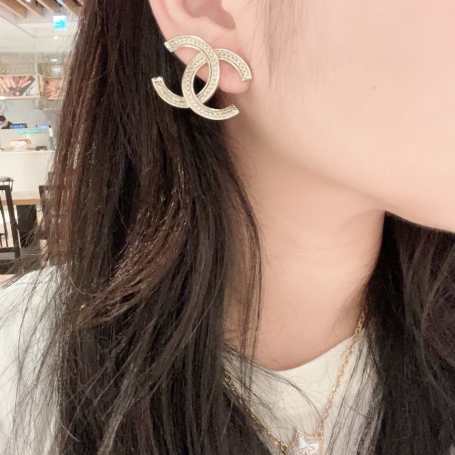 Chanel雙C耳夾-3