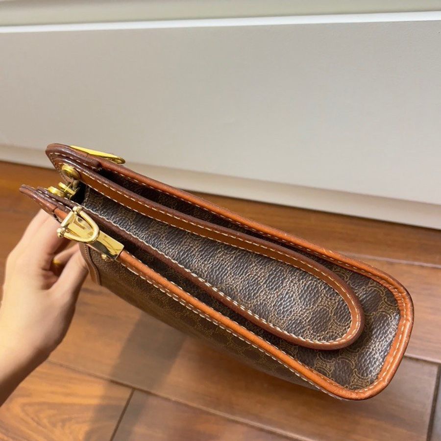 CELINE 洗潄包 肩背斜背包(附內膽與長短背帶)-12