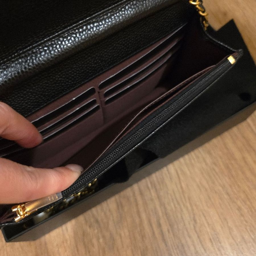 Chanel  woc 書包釦 荔枝紋牛皮-15