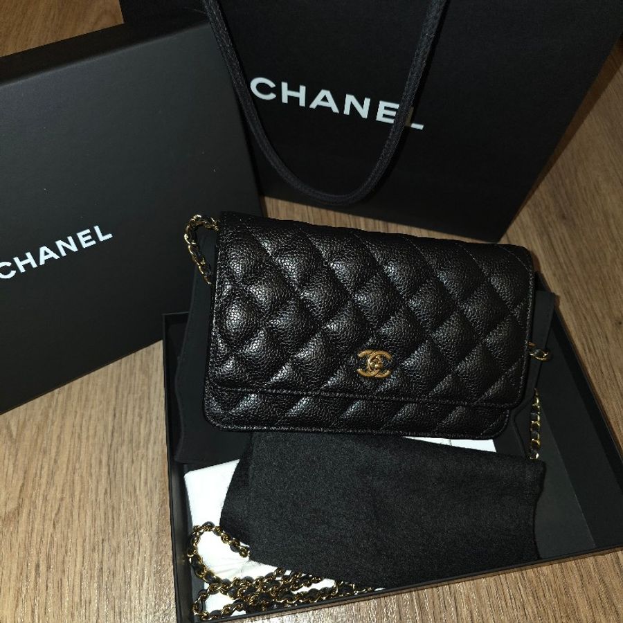 Chanel  woc 書包釦 荔枝紋牛皮-21