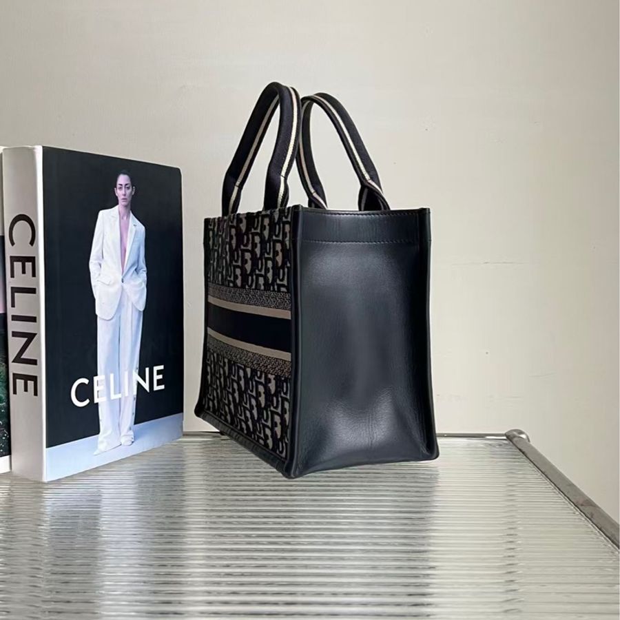 DIOR/迪奧 BookTote 新款老花小號托特，尺寸：26*12*21cm-3