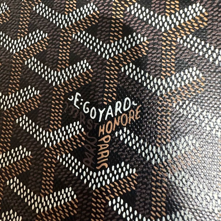 GOYARD 戈雅Manoir 老花满印锁扣开合 公文包-9