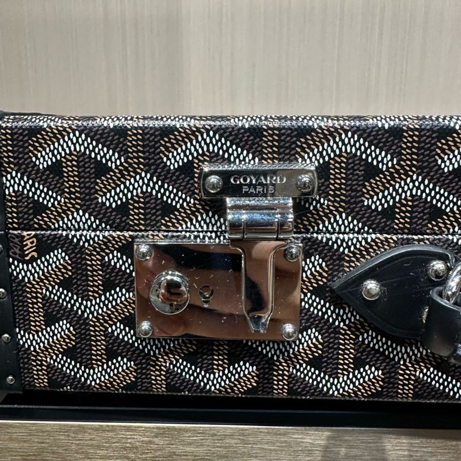 GOYARD 戈雅Manoir 老花满印锁扣开合 公文包-14