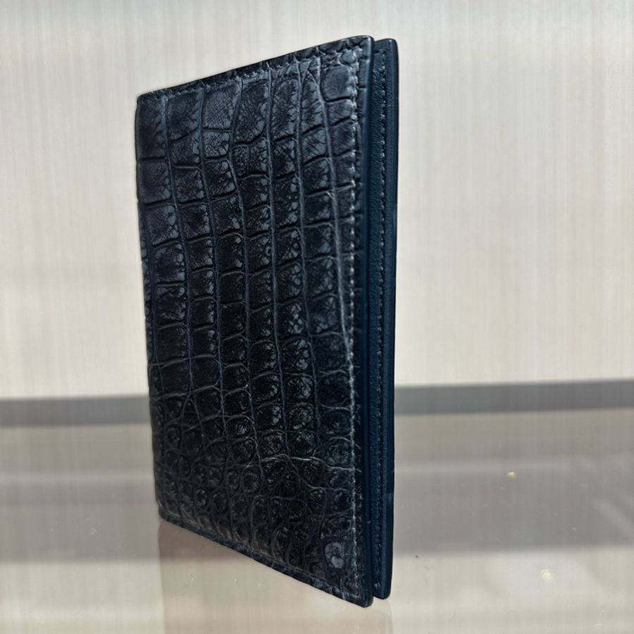Gucci古馳護照夾 壓紋牛皮 黑色-2