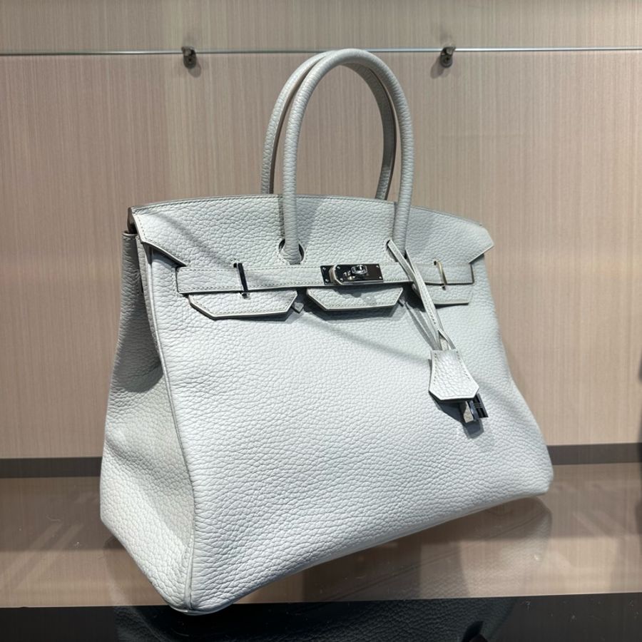 HERMES爱马仕 Birkin 35银扣  铂金包手提包-1