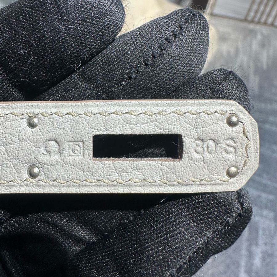 HERMES爱马仕 Birkin 35银扣  铂金包手提包-6
