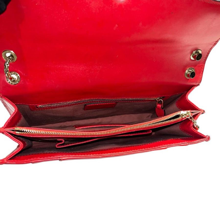 BVLGARI SERPENTI FOREVER RED CALFSKIN GHW-4