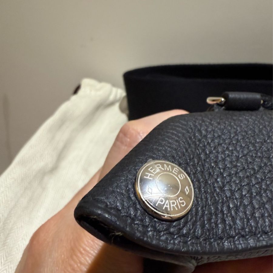 (99.9新 離櫃新品) HERMES 愛馬仕 Videpoche 黑色 原價154,000 B刻-4
