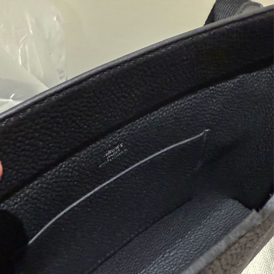 (99.9新 離櫃新品) HERMES 愛馬仕 Videpoche 黑色 原價154,000 B刻-5