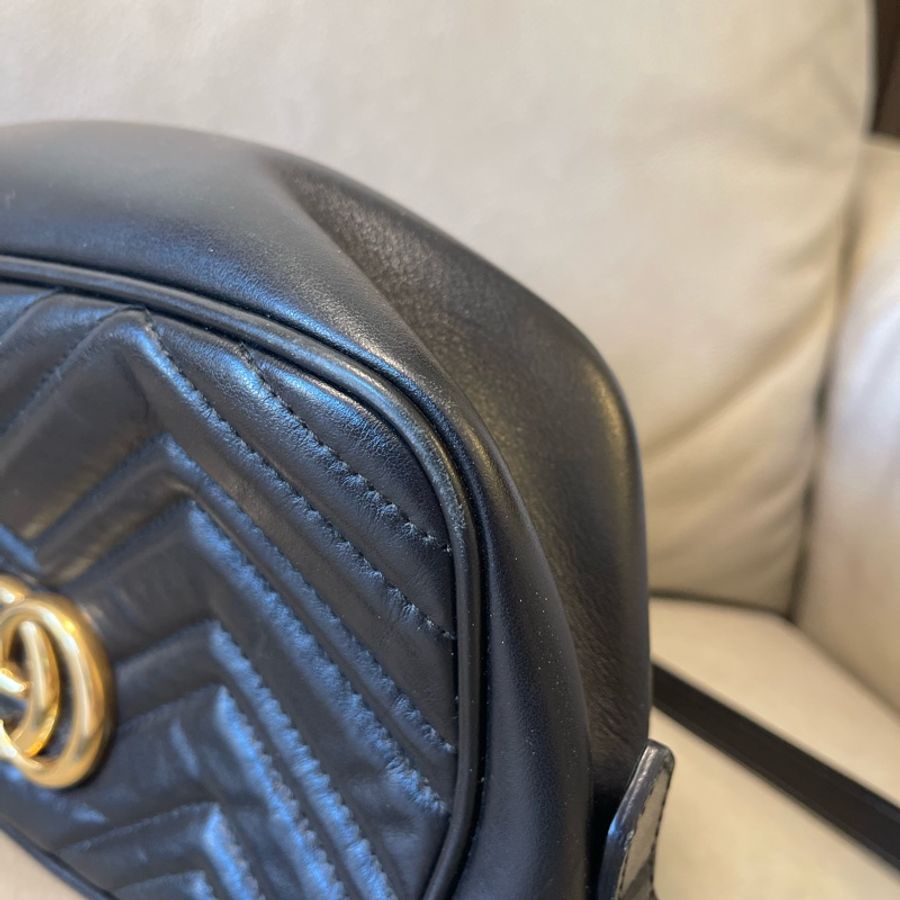 Gucci Marmont 馬夢系列 24cm 相機包-10