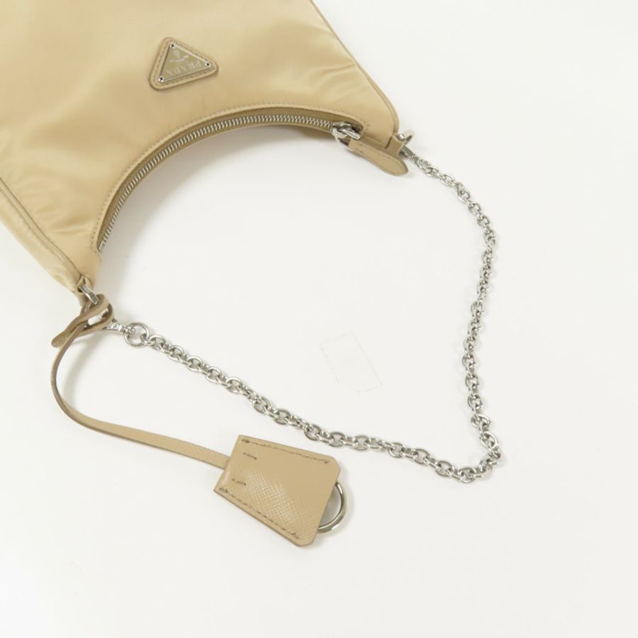 PRADA PRADA 尼龍Re-Edition 2005銀扣手挽肩背兩用袋-4