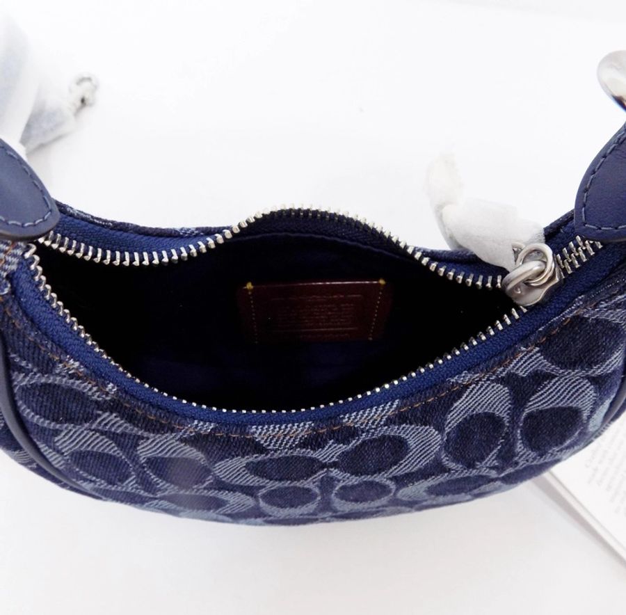 COACH JONIE 經典 SIGNATURE 牛仔帆布手袋-0