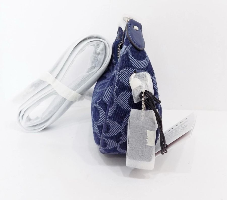 COACH JONIE 經典 SIGNATURE 牛仔帆布手袋-1