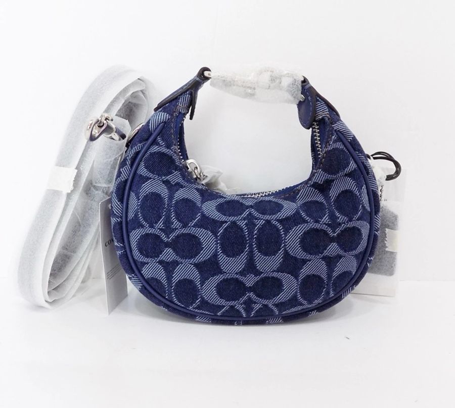 COACH JONIE 經典 SIGNATURE 牛仔帆布手袋-2