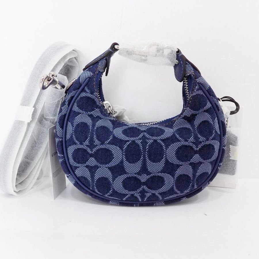 COACH JONIE 經典 SIGNATURE 牛仔帆布手袋-5