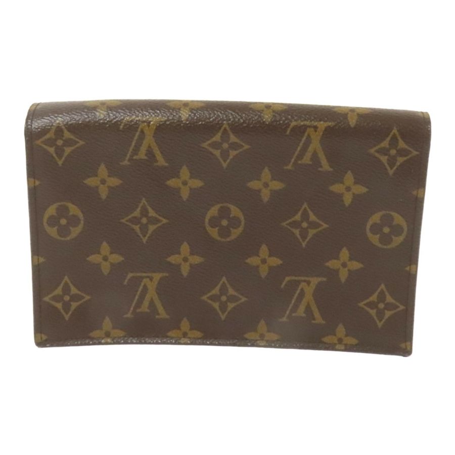 LOUIS VUITTON Monogram Flore Chain Wallet金扣鏈帶肩背袋-1