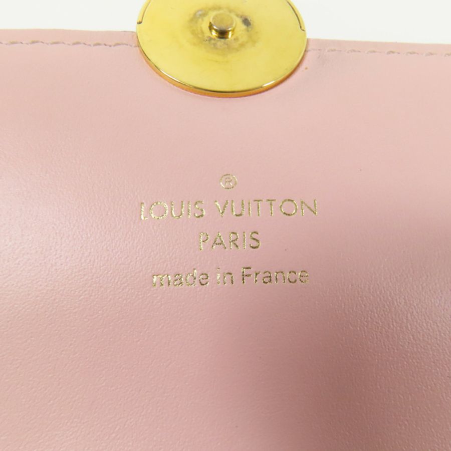 LOUIS VUITTON Monogram Flore Chain Wallet金扣鏈帶肩背袋-6