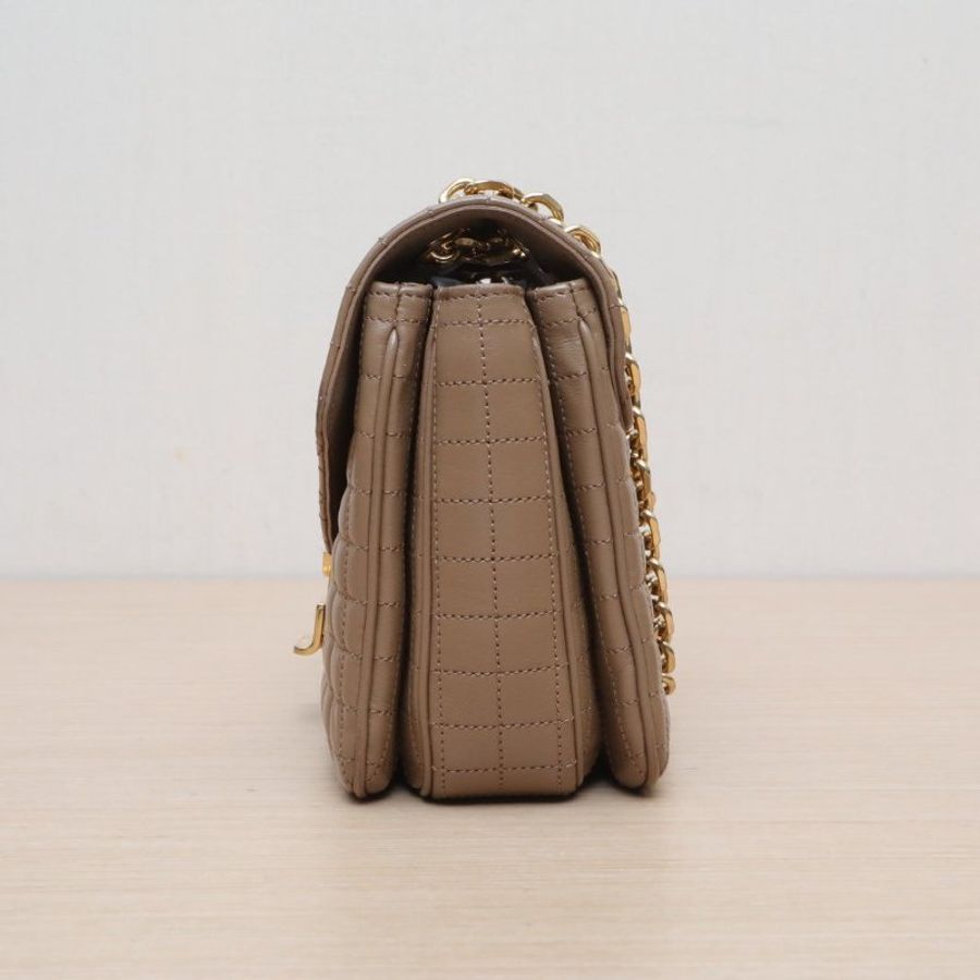 CELINE CBAG中號絎縫奶茶色牛皮肩背包-2