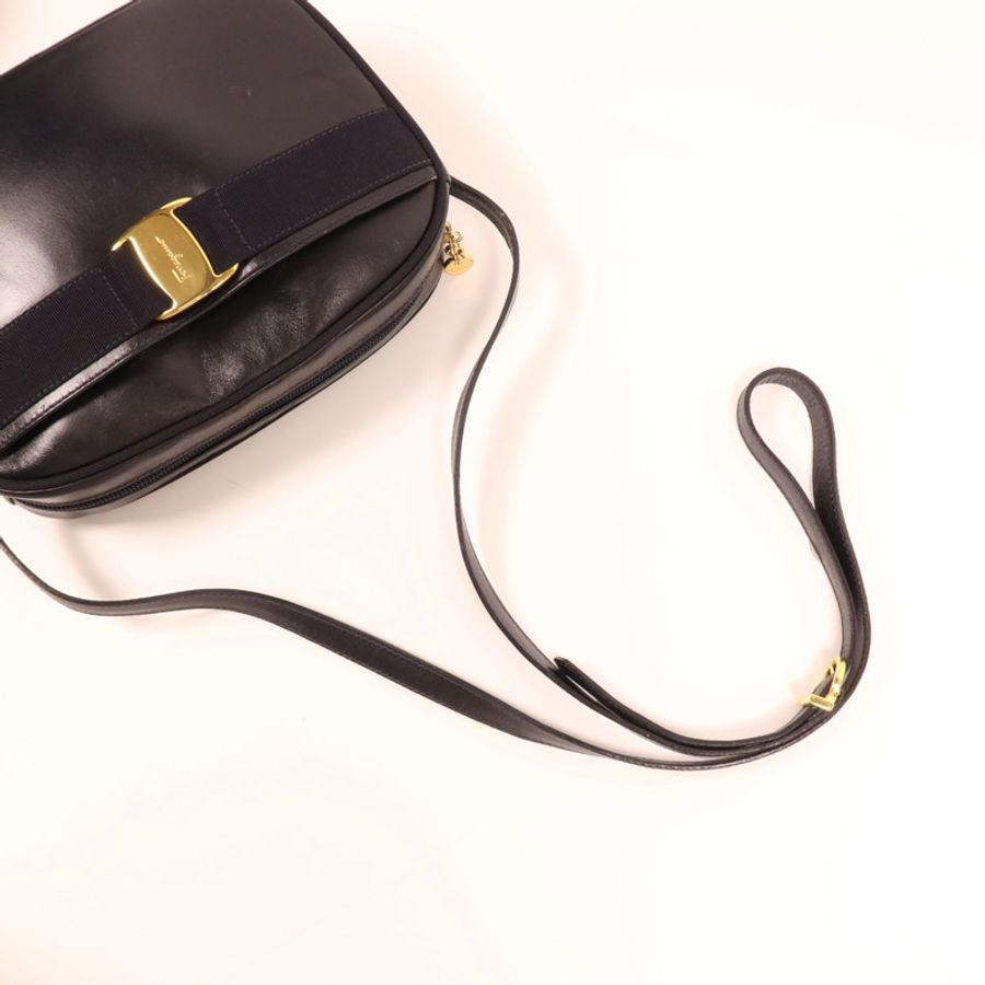 Salvatore Ferragamo 牛皮皮革Shoulder Bag金扣肩背袋-11
