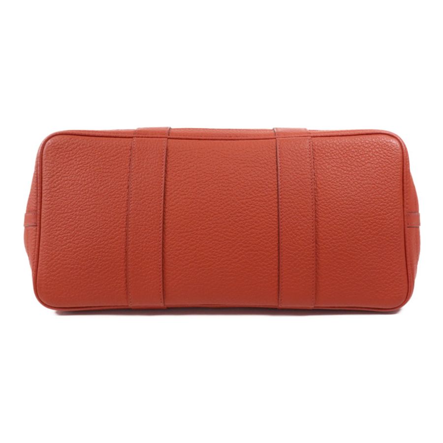 HERMES Negonda皮革Garden Party PM銀扣手挽袋-3