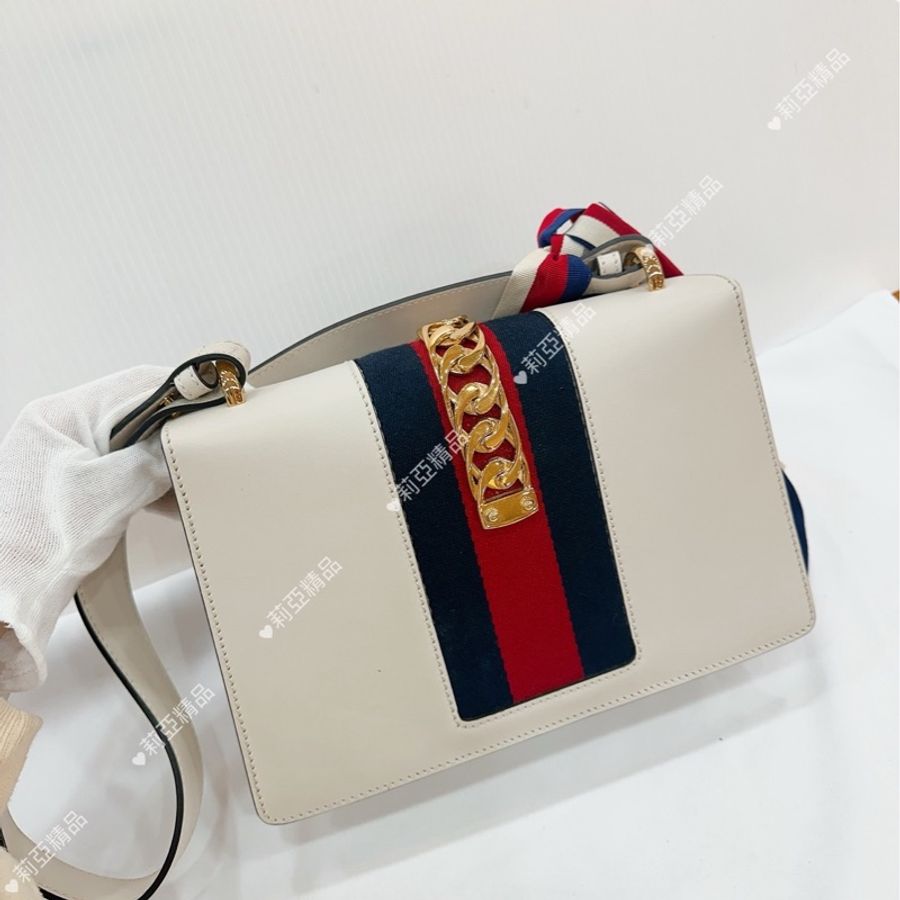 莉亞精品♡Sylvie 塞爾維亞 肩背包 二手美包-3