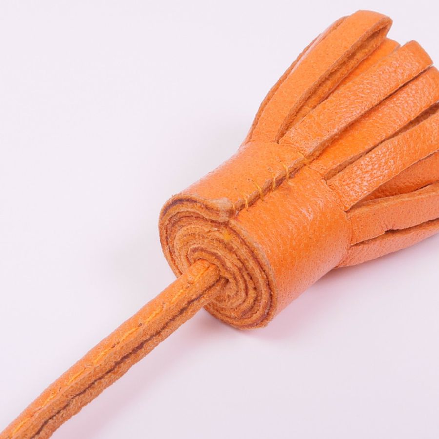 HERMES Swift皮革Carmencita Charm銀扣掛飾-4