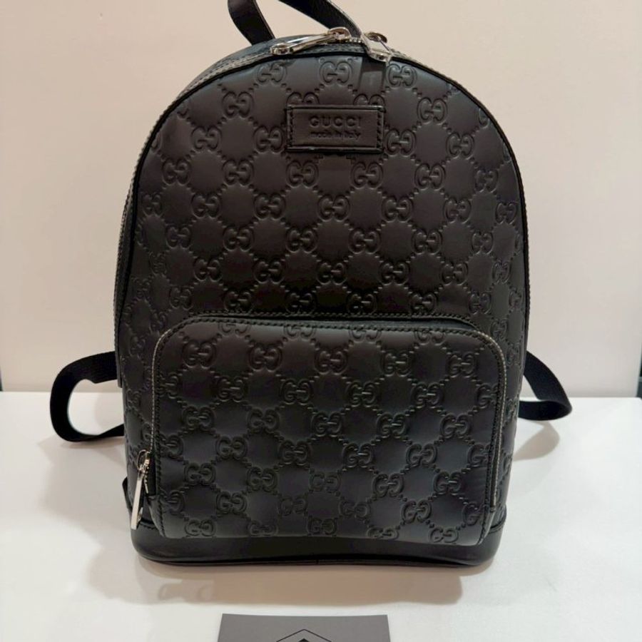 GUCCI 全皮壓紋 後背包/雙肩包 85成新-1