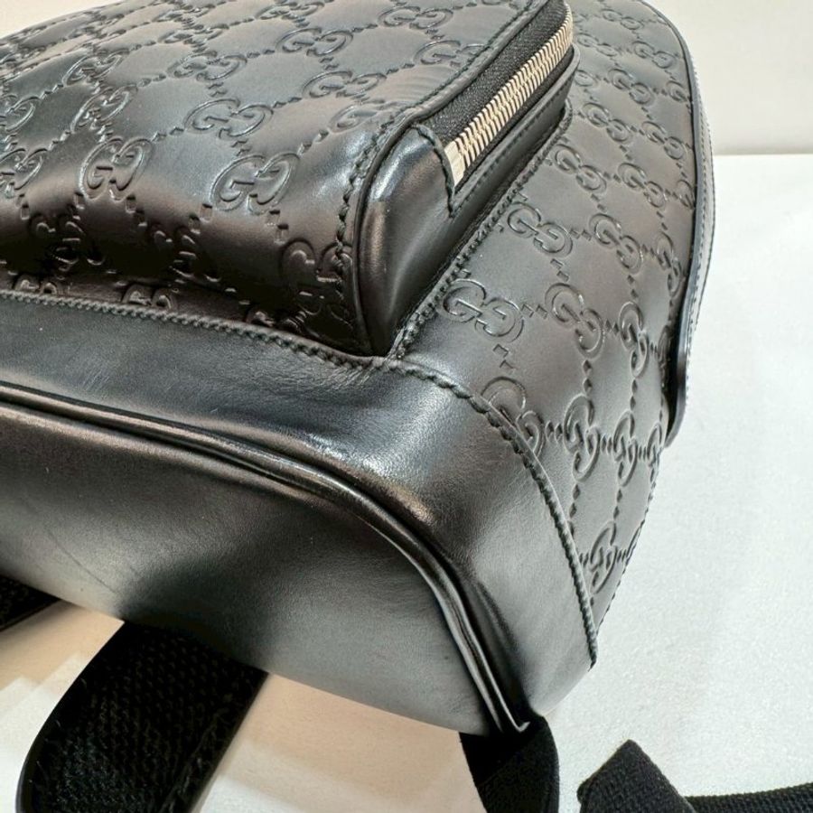 GUCCI 全皮壓紋 後背包/雙肩包 85成新-3
