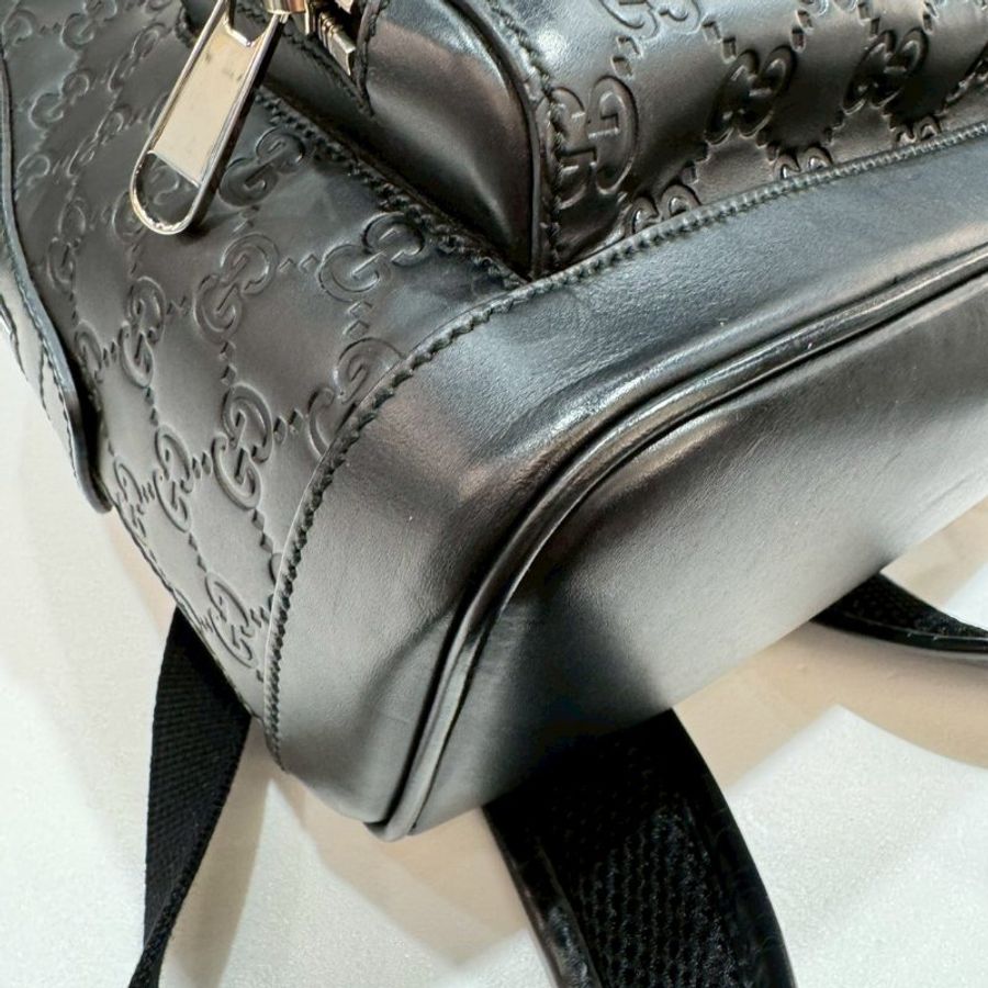 GUCCI 全皮壓紋 後背包/雙肩包 85成新-4