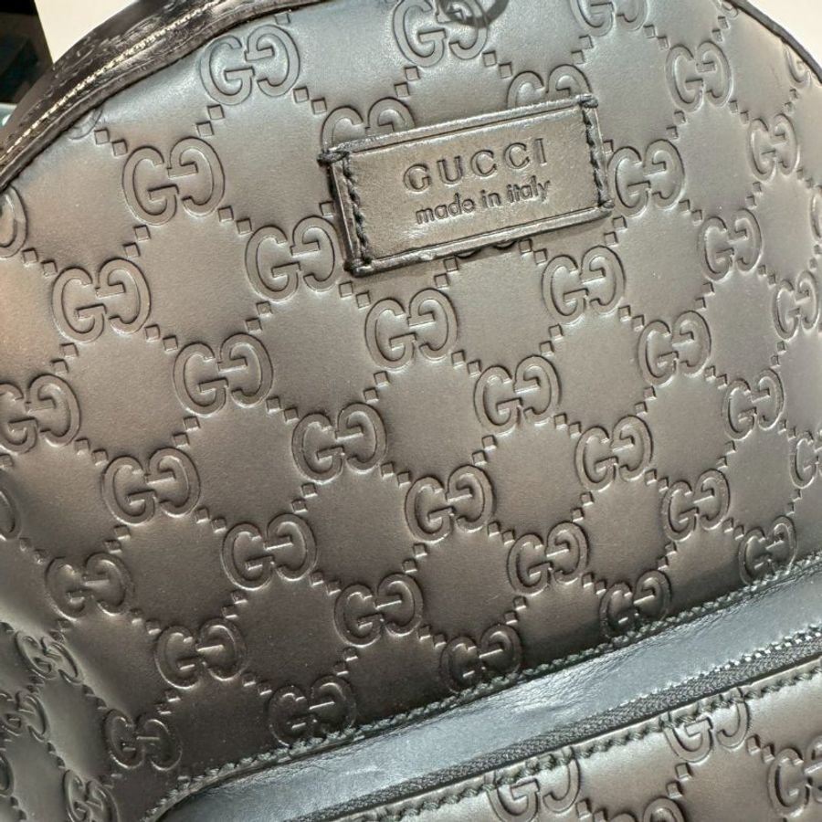 GUCCI 全皮壓紋 後背包/雙肩包 85成新-12