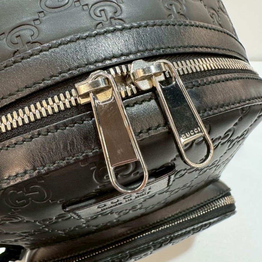 GUCCI 全皮壓紋 後背包/雙肩包 85成新-13