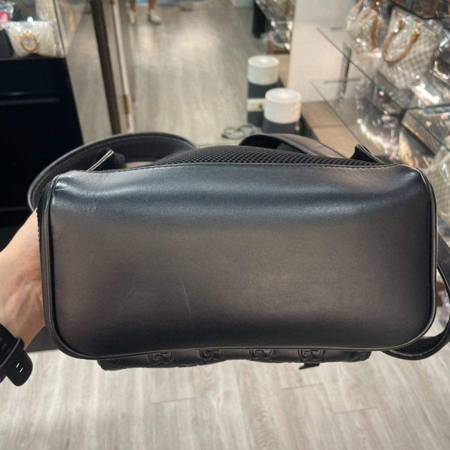 GUCCI 全皮壓紋 後背包/雙肩包 85成新-23