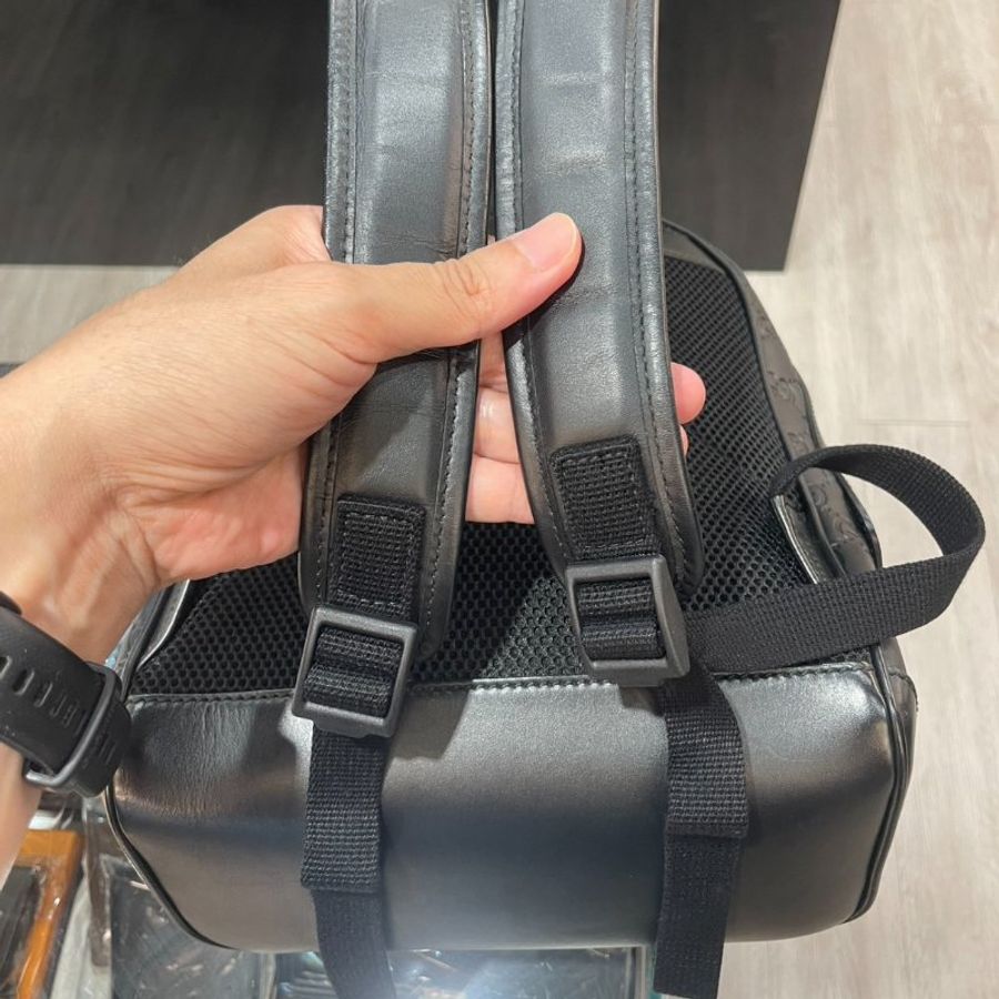 GUCCI 全皮壓紋 後背包/雙肩包 85成新-25