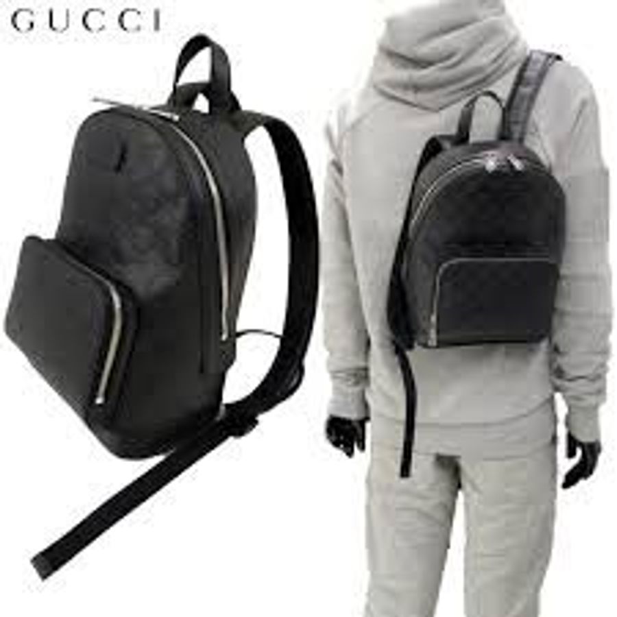 GUCCI 全皮壓紋 後背包/雙肩包 85成新-0