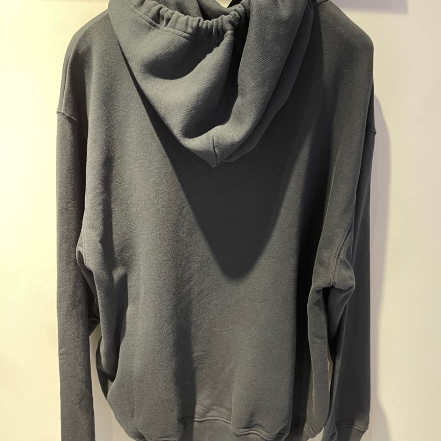 Balenciaga巴黎世家 彩虹麥穗Logo字母休閒連帽衛衣 寬松版型 男女同款情侶款 黑色-3
