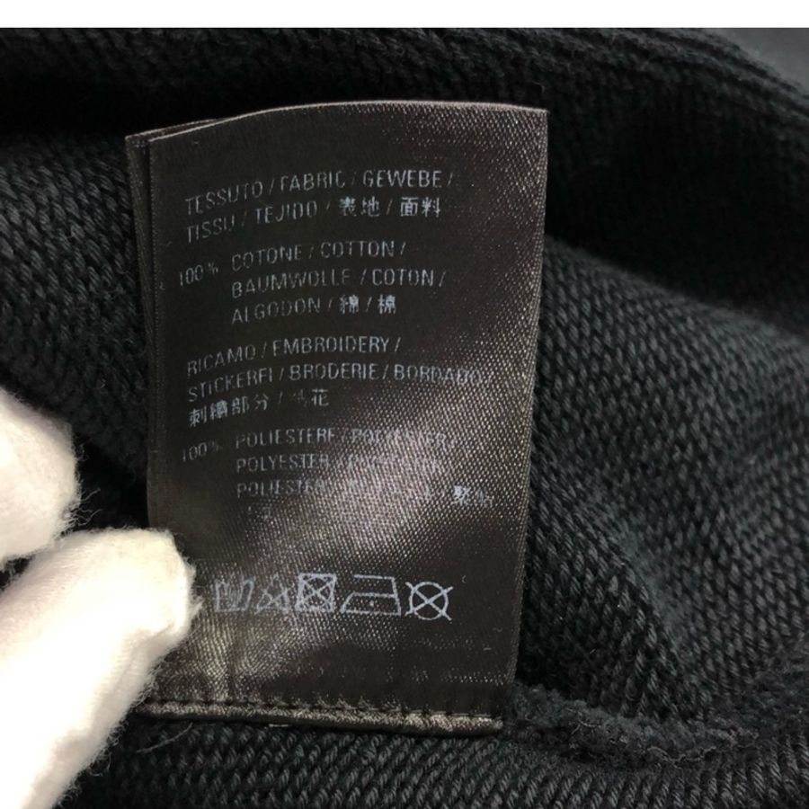 Balenciaga巴黎世家 彩虹麥穗Logo字母休閒連帽衛衣 寬松版型 男女同款情侶款 黑色-5