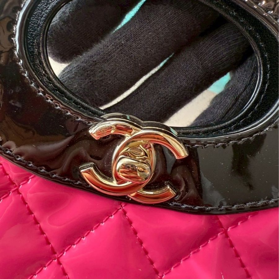 CHANEL 31mini 黑配桃紅 🖤🩷Black Pink🖤🩷-1