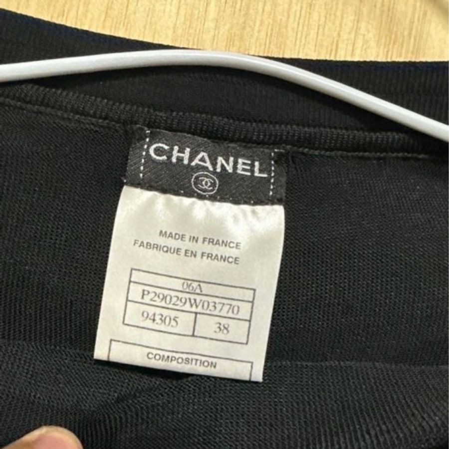 Chanel 黑色 女裙 法國製 38-2
