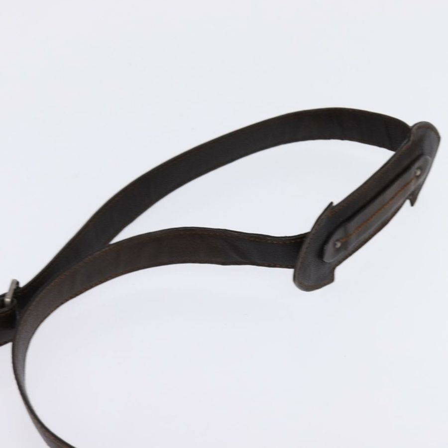 【日本直送】Christian Dior Trotter帆布肩背包 棕色 銀色 正品 144872-13