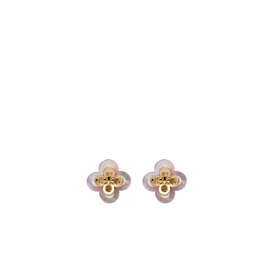 Kira Clover Stacked Stud 針式耳環-0